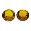 Image 1 : 10.75 ctw.Natural Round Cut Citrine Quartz Parcel of Two