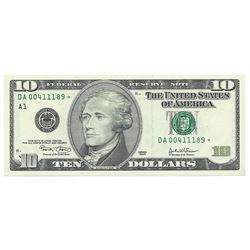 2003 $10 Federal Reserve Star Note CHC