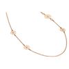 Image 1 : 18k Rose Gold 0.28CTW Diamond Necklace, (Gold)