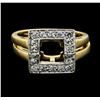 Image 2 : 0.50 ctw Diamond Interlocking Rings - 14KT Yellow Gold