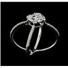 1.07 ctw Diamond Ring - 18KT White Gold