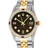 Image 1 : Rolex Mens 2 Tone 14K Brown Diamond & Ruby 36MM Datejust Wristwatch