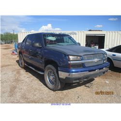 2003 - CHEVROLET AVALANCHE