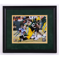 Eddie Lacy Signed Packers 13.5"x15.5" Custom Framed Photo Display (Legends of the Field Hologram)