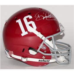 Derrick Henry Signed Alabama Crimson Tide Full-Size Helmet (Henry Hologram)