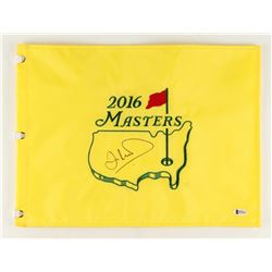 Ian Woosnam Signed 2016 Masters Golf Pin Flag (Beckett COA)