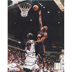 Erick Dampier Signed Warriors 8x10 Photo (JSA COA)