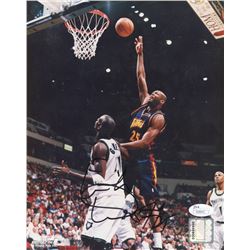 Erick Dampier Signed Warriors 8x10 Photo (JSA COA)