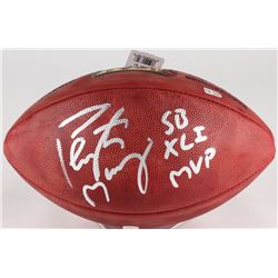 Peyton Manning Signed Super Bowl XLI NFL Official Game Ball Inscribed "SB XLI MVP" (Fanatics Hologra