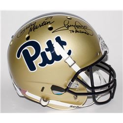 Curtis Martin  Tony Dorsett Signed Pittsburgh Panthers Full-Size Helmet (JSA COA  GTSM Hologram)