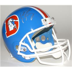 Peyton Manning Signed Broncos Throwback Full-Size Helmet (Fanatics Hologram)