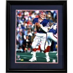 Jim Kelly Signed Bills 23x27 Custom Framed Photo Display (Radtke COA)