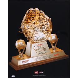 Gold Glove Award 16x20 Photo Signed by (23) with Andre Dawson, Paul Blair, Bobby Shantz, Bob Boone, 