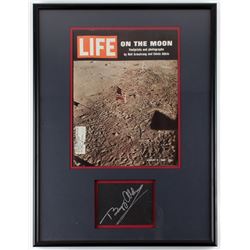 Buzz Aldrin Signed 18x24 Framed Cut Display (JSA ALOA)