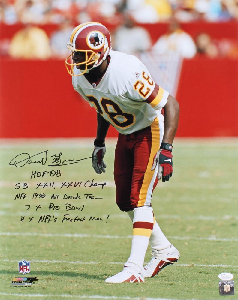 darrell green autographed jersey