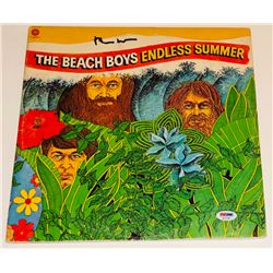 Brian Wilson Signed "Endless Summer" Vinyl Album Cover (PSA LOA)
