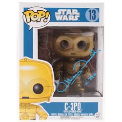 Anthony Daniels Signed "Star Wars" C-3PO #13 Funko Pop! Vinyl Figure Inscribed "C-3PO" (Radtke COA)