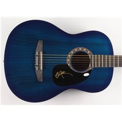 Willie Nelson Signed 38" Rogue Acoustic Guitar (JSA COA)