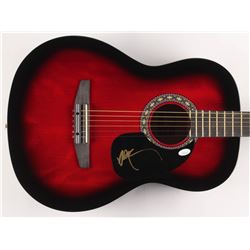 Willie Nelson Signed 38" Rogue Acoustic Guitar (JSA COA)