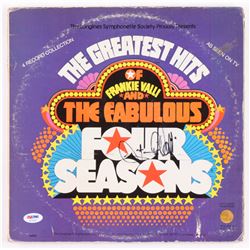 Frankie Valli Signed "The Greated Hits of Frankie Valli  The Fabulous Four Seasons" Vinyl Record Alb