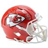 Image 1 : Patrick Mahomes Signed Kansas City Chiefs Full-Size Authentic On-Field Speed Helmet Inscribed "18 NF