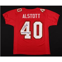 Mike Alstott Signed Jersey Inscribed "SB XXXVII Champs!" (JSA COA)