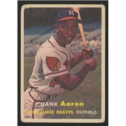 1957 Topps #20 Hank Aaron