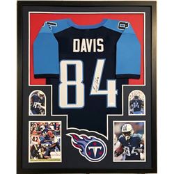 Corey Davis Signed 34x42 Custom Framed Jersey (JSA COA)