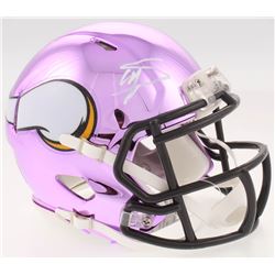 Stefon Diggs Signed Minnesota Vikings Chrome Speed Mini-Helmet (JSA COA)