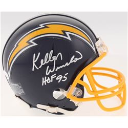 Kellen Winslow Signed San Diego Chargers Mini-Helmet Inscribed "HOF 95" (JSA COA)
