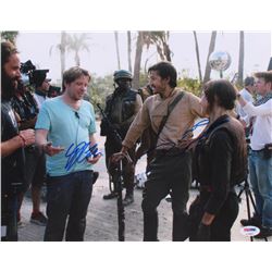 Diego Luna  Gareth Edwards Signed "Rogue One: A Star Wars Story" 11x14 Photo (PSA COA)