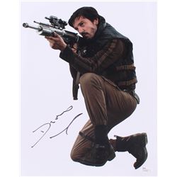 Diego Luna Signed "Rogue One: A Star Wars Story" 11x14 Photo (JSA COA)