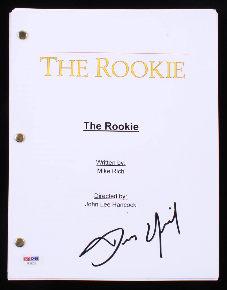 Dennis Quaid Signed 