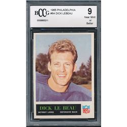 1965 Philadelphia #64 Dick LeBeau RC (BCCG 9)