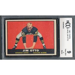 1961 Topps #182 Jim Otto RC (BCCG 9)