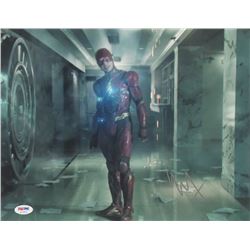 Ezra Miller Signed "Justice League" 11x14 Photo (PSA COA)