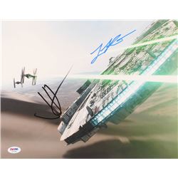 J. J. Abrams  Lawrence Kasdan Signed "Star Wars" 11x14 Photo (PSA COA)