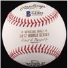 Image 1 : George Springer Signed 2017 World Series Baseball (Beckett COA)