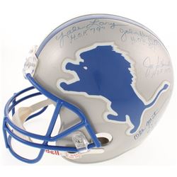 Detroit Lions Hall Of Famers Helmet Signed by (5) with Joe Schmidt, Ollie Matson, Lou Creekmur, John