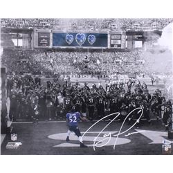 Ray Lewis Signed Baltimore Ravens 16x20 Photo (Beckett COA)