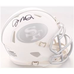 Joe Montana Signed San Francisco 49ers White ICE Speed Mini Helmet (JSA COA)