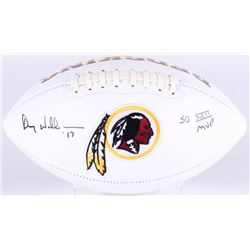 Doug Williams Signed Washington Redskins Logo Football Inscribed "SB XXII MVP" (JSA COA)