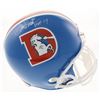 Image 1 : Terrell Davis Signed Denver Broncos Throwback Full-Size Helmet Inscribed "HOF 17" (Davis COA)