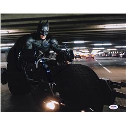 Christian Bale Signed "The Dark Knight" 11x14 Photo (PSA COA)
