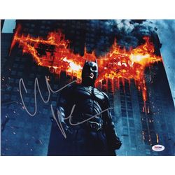 Christian Bale Signed "The Dark Knight" 11x14 Photo (PSA COA)