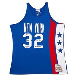 Julius "Dr. J" Erving Signed New York Nets Limited Edition Jersey Inscribed "ABA MVP 74, 75, 76" (UD