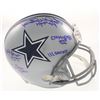 Image 1 : Randy White Signed Dallas Cowboys Full-Size Helmet with (5) Career Highlight Stat Inscriptions (JSA 