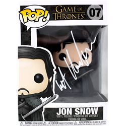 Kit Harington Signed "Game of Thrones" #7 Jon Snow Funko Pop Figure (Radtke COA)