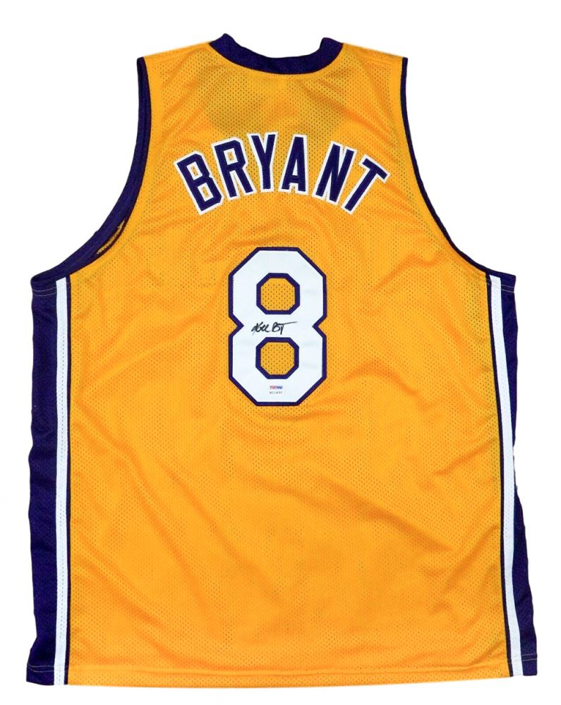 Kobe Bryant Signed Jersey (PSA COA)