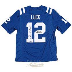 Andrew Luck Signed LE  Indianapolis Colts Jersey Inscribed "Colts Nation!" (Panini COA)